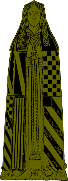 FIG. 27.--Brass of Elizabeth Knevet.
