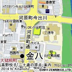 河原町今出川付近地図