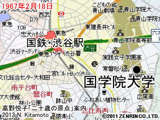 国学院大学地図