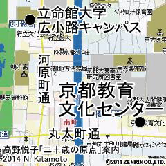 京都教育文化センターの地図