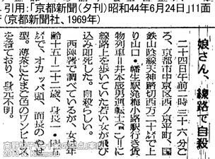 京都新聞夕刊の記事