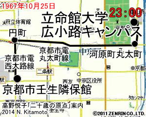 子供会から広小路への地図