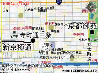 新京極通地図