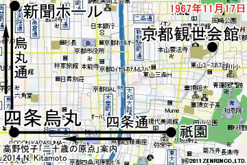 四条通周辺図