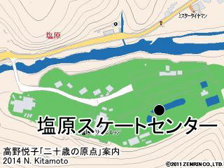 スケート場付近地図