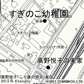 すぎのこ幼稚園地図