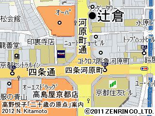 四条河原町周辺地図