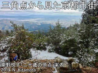 三角点から見た京都市街