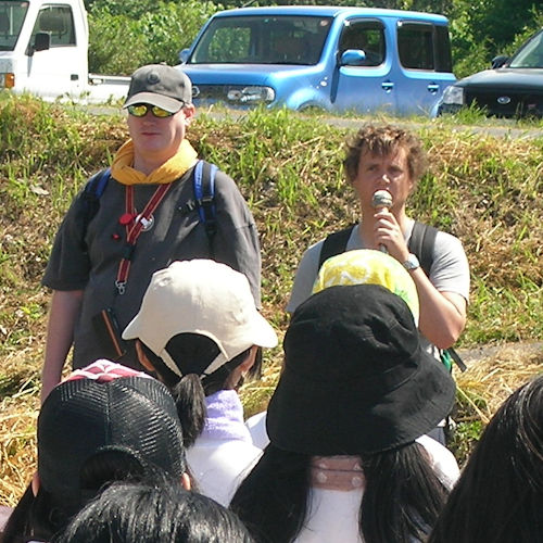 2014年/田んぼアートで国際交流