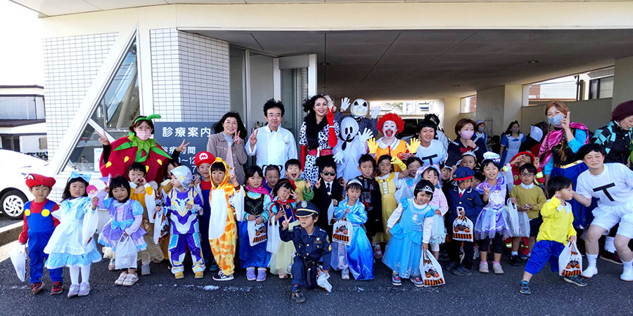 かわしま歯科医院　ハロウィーンパレード　ひたちなか市あづみの森保育園