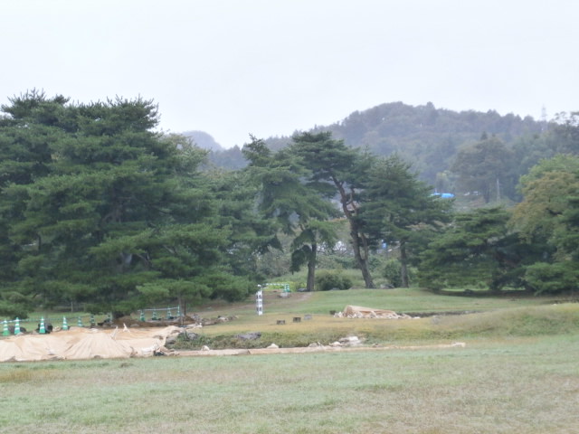 日和山城～北上川を望む
