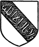 FIG. 11.--Device of Abu Abdallah, Mohammed ibn Naçr, King of Granada, said to be the builder of the Alhambra (1231-1272).