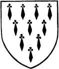 FIG. 33.--Arms of John (de Montfort, otherwise de Bretagne), Duke of Brittany and Earl of Richmond. (From his seal.)