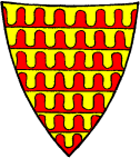 FIG. 40.--Arms of Robert de Ferrers, Earl of Derby (1254-1265). (From his seal.)