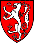 FIG. 44.--Arms of John, Lord De la Warr (d. 1398). (From MS. Ashm. 804, iv.)