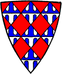 FIG. 237.--Arms of Hubert de Burgh, Earl of Kent (d. 1243). (From his seal.)
