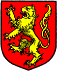 FIG. 289.--Lion rampant, tail nowed.