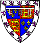 FIG. 316.--Arms of Richard of Conisburgh, Earl of Cambridge. (From. MS. Cott., Julius C. vii.)