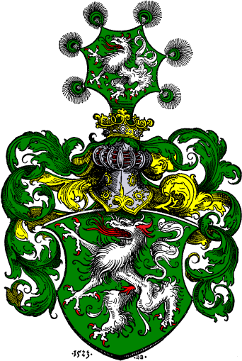 FIG. 333.--Arms of Styria. (Drawn by Hans Burgkmair, 1523.)