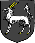 FIG. 391.--Heraldic antelope statant.