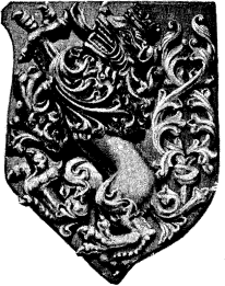 FIG. 317.--Arms of Bohemia, from the "Pulver Turme" at Prague. (Latter half of the fiteenth century.