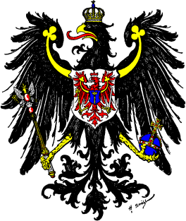 FIG. 445.--Arms of the prussian Province of Brandenburg. (From Ströhl's Deutsche Wappenrolle.
