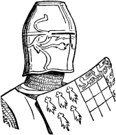 FIG. 574.--From the seal (1315) of John de Bretagne, Earl of Richmond.