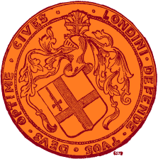 FIG. 614.--Modern reverse of the Common Seal of the City of London (1539).