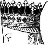 FIG. 644.--Coronet of Thomas FitzAlan, Earl of Arundel. (From his monument in Arundel Church, 1415.)