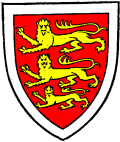FIG. 707.--Arms of Edmund of Woodstock, Earl of Kent, 3rd son of Edward I.: England within a bordure argent. The same arms were borne by his descendant, Thomas de Holand, Earl of Kent.