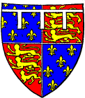 FIG. 716.--Richard, Prince of Wales (afterwards Richard II.), son of preceding: Arms as preceding. (From his seal, 1377-)