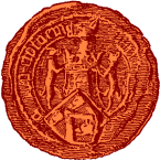 FIG. 735.--Seal of Sir John de Swinton, 1389.