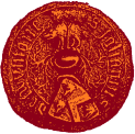 FIG. 736.--Seal of Sir John de Swinton, 1475.