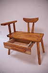 Chair No.5 ￥47,000（税込） 材質：けやき サイズ：幅650×奥340×高710
