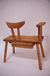 Chair No.5 ￥47,000（税込） 材質：けやき サイズ：幅650×奥340×高710