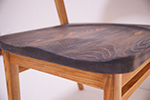 Chair No.14　￥61,000（税込）　座面：杉　脚部：けやき　サイズ：幅580×奥660×高780