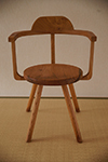 Chair No.15　￥55,000（税込）　材質：けやき　サイズ：幅530×奥530×高730