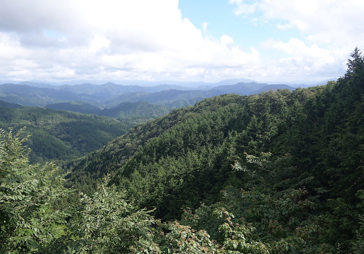 茶臼山からの景色