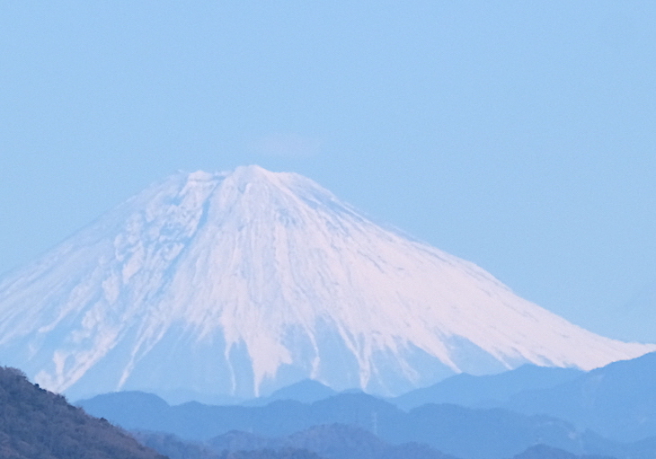 富士見台から見た富士山