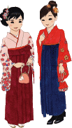 カシミア袴レンタル　格安で4色ご用意　紺　エンジ　紫　グリーン