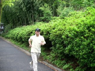 「脇目も振れずに藤が丘を走る、走る」