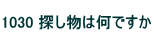  1030 �T�����͉��ł���