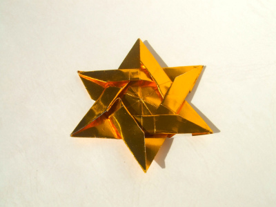 ダビデの星の折り紙｜折り紙｜折り紙おってみました