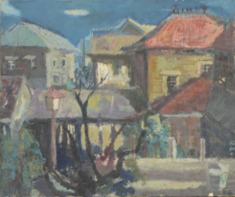 Landscape 1944,Oil on canvas 36×46cm