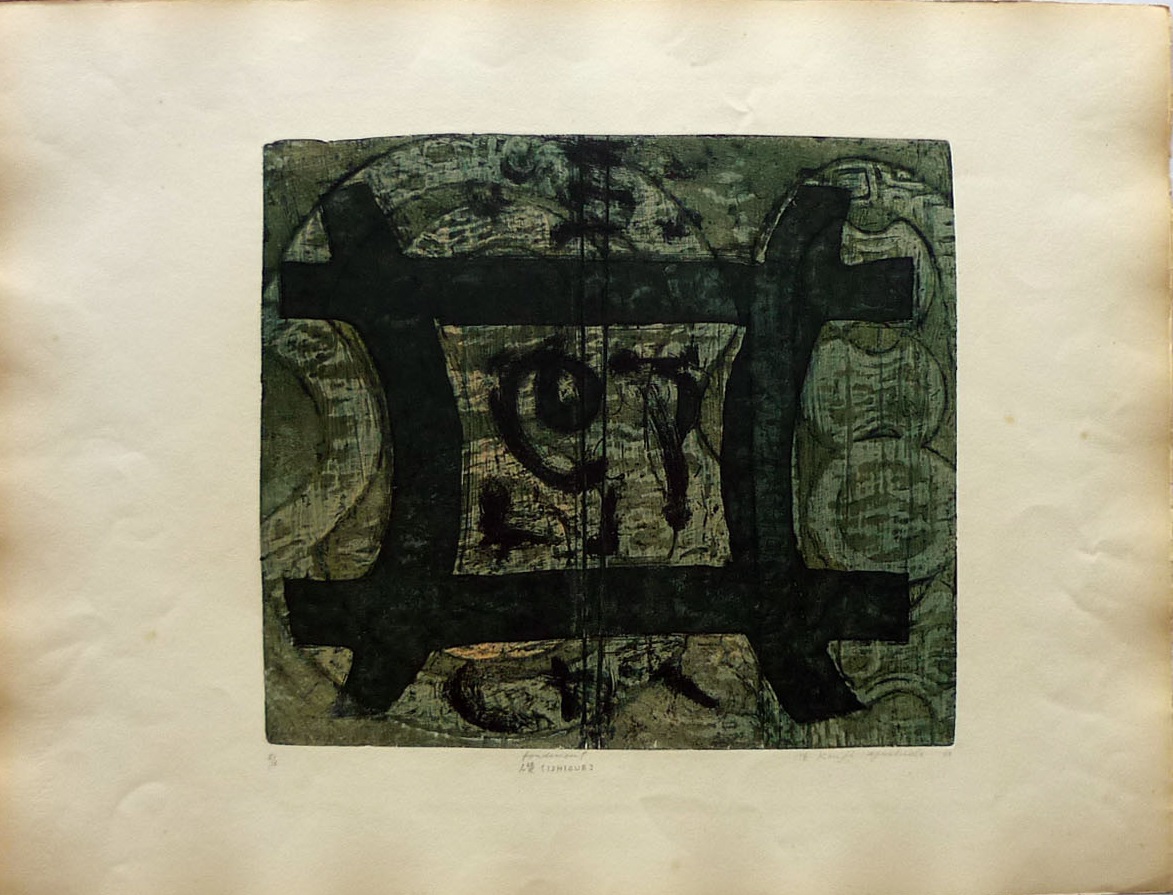 Foundation, 1964. Etching, 33 × 38cm