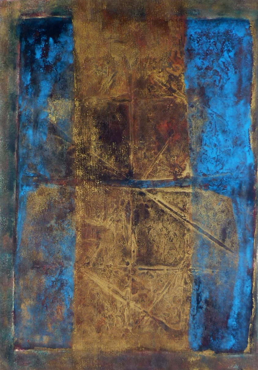 La Vie,@1974. Oil on paper,@73 × 50cm
