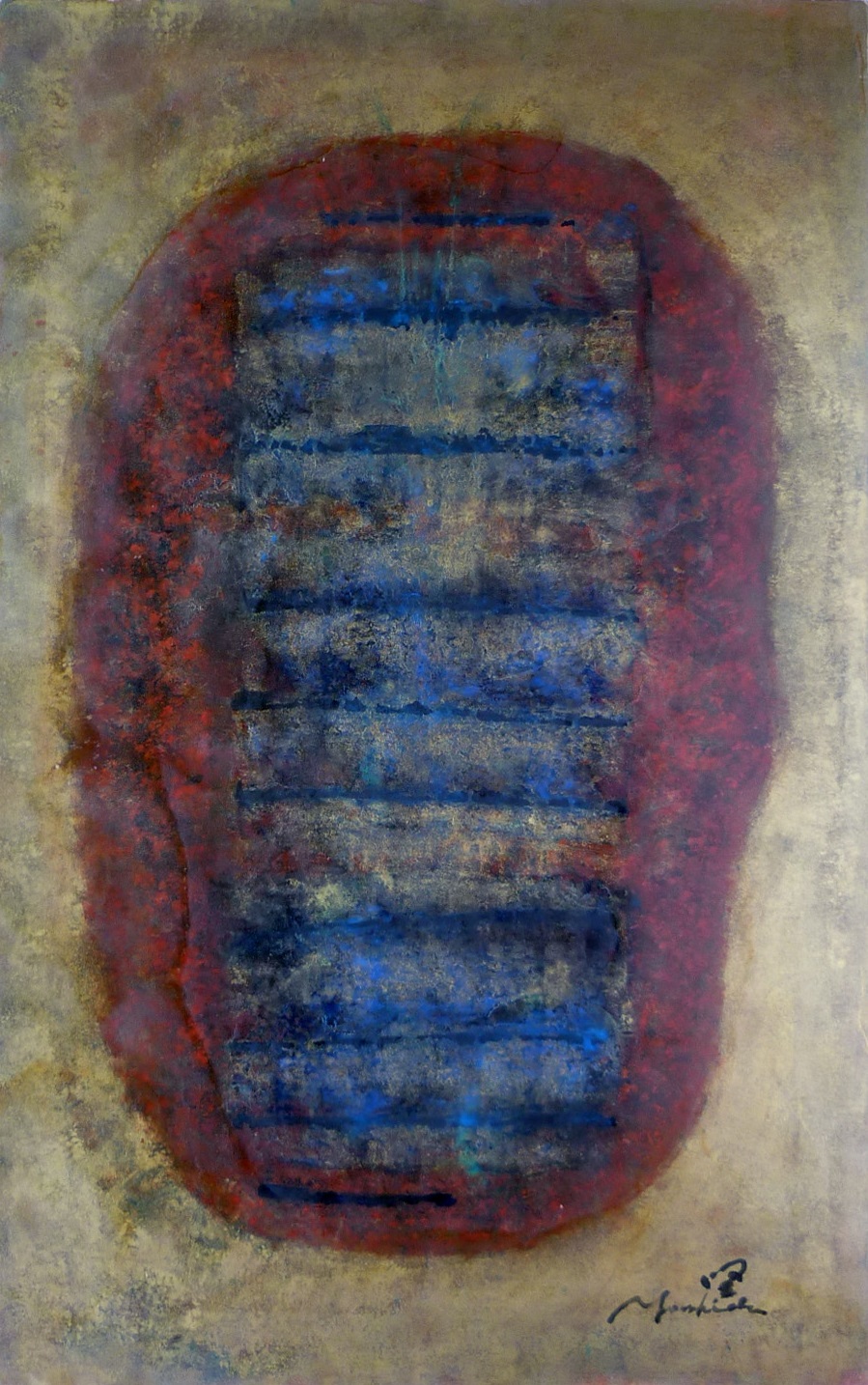 La Vie, 1974. Oil on paper,@92.5 × 58cm