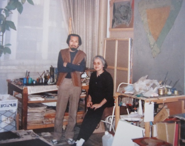 Yoshida and his wife,1985