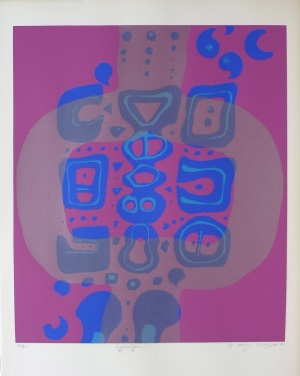 Evolution,1973.Serigraph,57×50cm