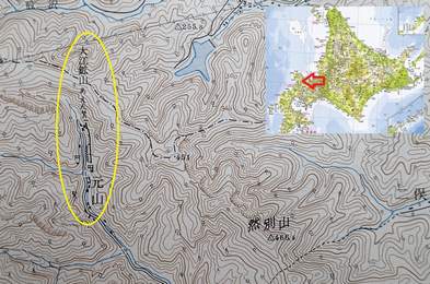 大江 然別鉱山跡 探検: 北の細道